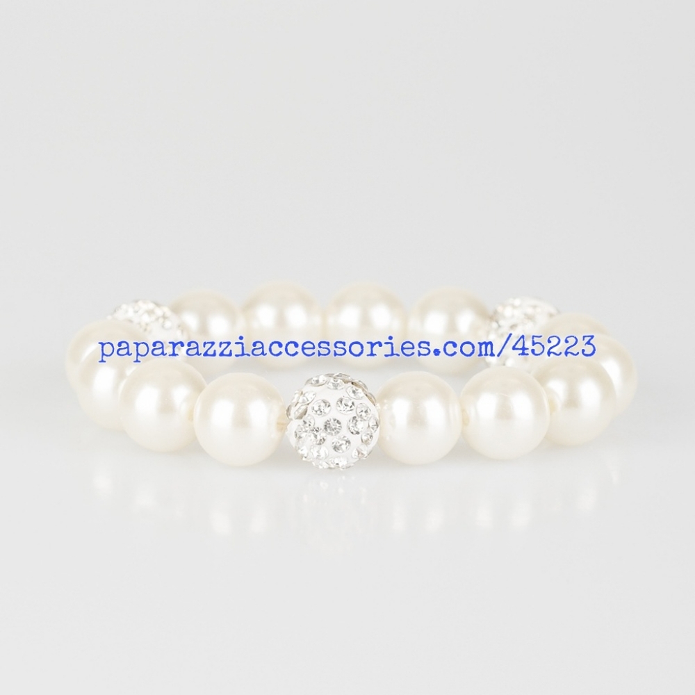 Blingy Faux Pearl Bracelet - Fashion Accessory